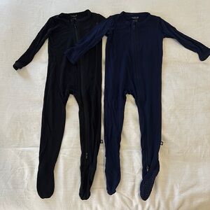 Kyte BABY Black and Navy Footies